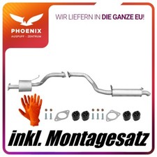 für Mitsubishi Pajero IV 3.2 DI-D (ab 2007) LWB Mittel+Endschalldämpfer Auspuff