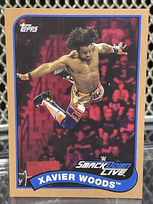 2018 WWE Topps Heritage Xavier Woods Wrestling Bronze Card #89 NXT New Day