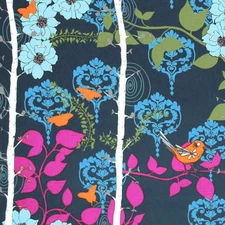 FREE SPIRIT "NOVELLA" HOME DECOR FINNELOPY Indigo by the 1/2 yard