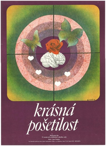 ÁMOKFUTÁS Original Artistic Vintage VERY RARE Czech A3 Movie Poster 1974