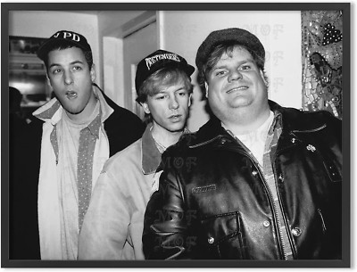 Vintage Comedy Legends Chris Farley, David Spade, Adam Sandler Poster