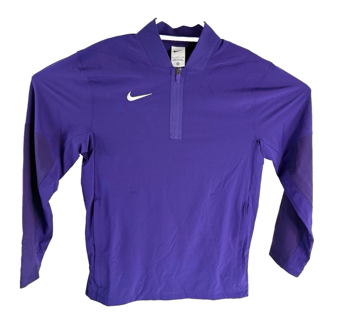 Nike Football Coach Performance Sideline Jacket Long Sleeve Purple