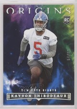 2022 Panini Origins Rookies Blue 64/99 Kayvon Thibodeaux #143 xr1