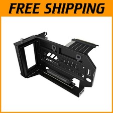 Vertical GPU Holder Kit V3 Black  PCIe 4.0 Riser Cable