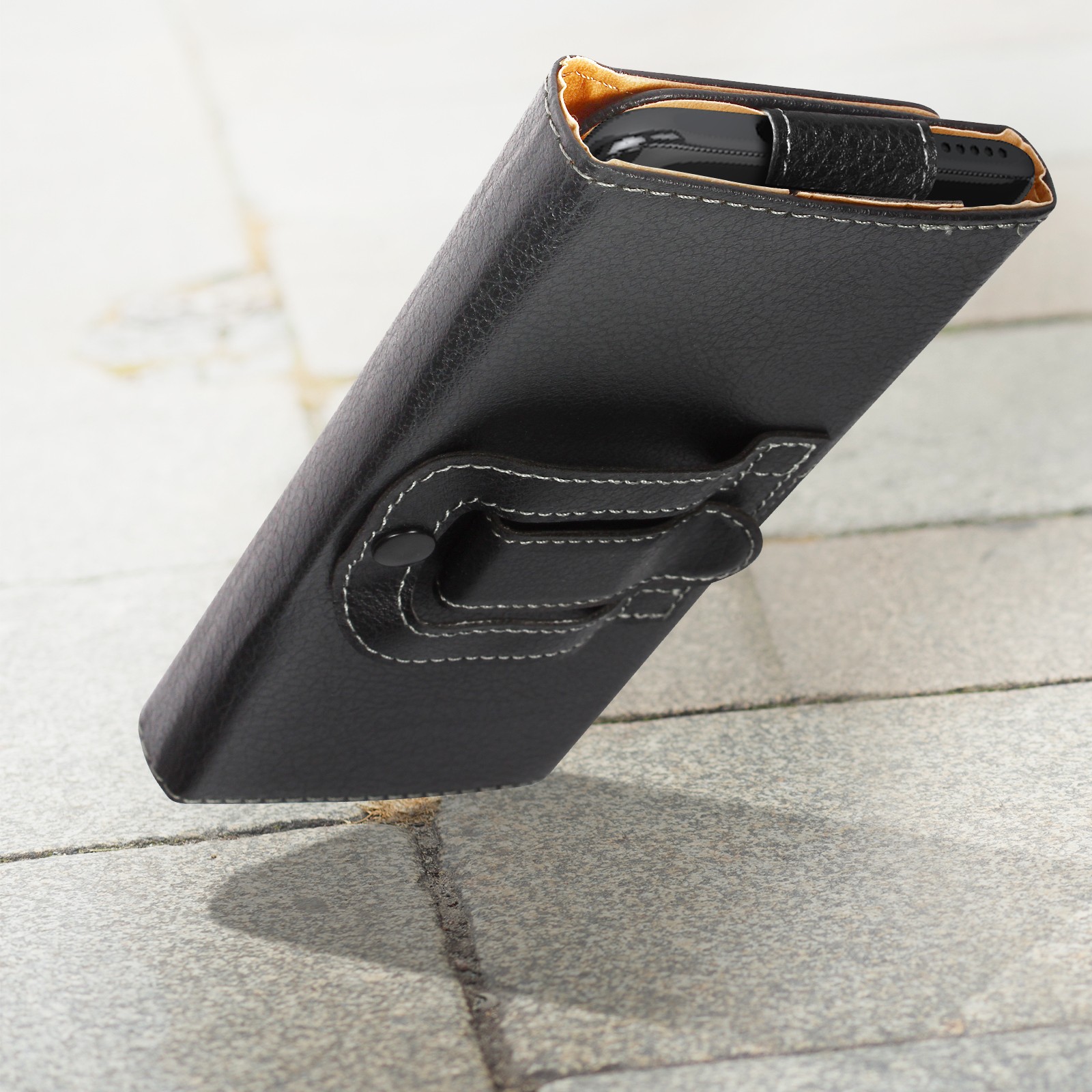 Étui horizontal à rabat magnétique Max Excell pour mobile 6''