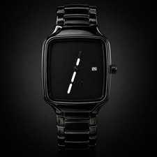 Rado True Quartz Square Black Ceramic Bracele...
