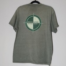 Vintage Y2K Dave Matthews Band 2001 Tour T Shirt Size L Green Music
