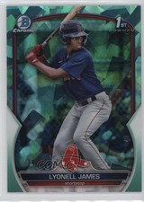 2023 Bowman Sapphire Edition Chrome Prospects Aqua 14/55 Lyonell James 6q5