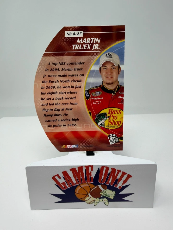 2004 Press Pass Stealth Martin Truex Jr. No Boundaries Die-Cut Card #NB 8 - Image 2 of 2