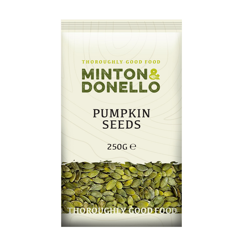 Minton & Donello Pumpkin Seeds Natural 6 x 250g