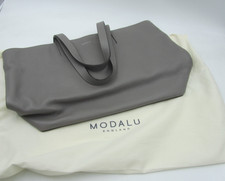 MODALU Grey 100% Leather Large Tote Bag - NEW RRP £199