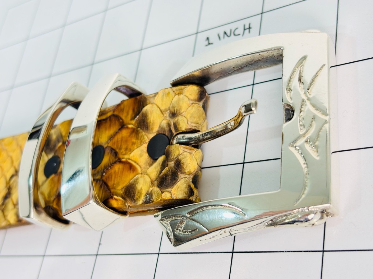 Claudio Calestani Sterling Silver .925 Belt Buckle 40 Genuine