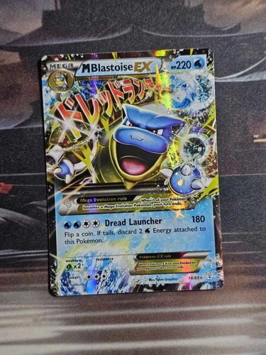 M Blastoise EX 18/83 Holo Ultra Rare Generations Pokemon Lightly Played