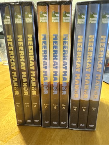 Meerkat Manor Season 1,2,3 Sealed DVD Box Sets Animal Planet Nature Documentary - Zdjęcie 6 z 6