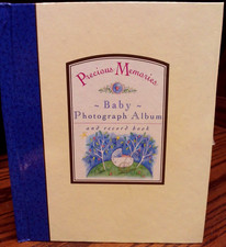 Precious Memories: Baby Photograph Album Record Book-VICTORIA AVE w/Ribbon P28