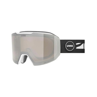 Uvex evidnt ATTRACT Skibrille White Matt/FM Silver Yellow Weiß Silber Ski Snow