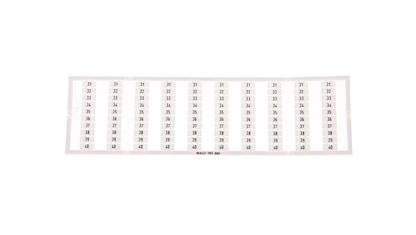 WMB Markers 10x 31-40 793-605/5 Pieces