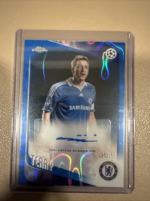 John Terry Topps Chrome UCC Autograph /150 Chelsea Legend RARE