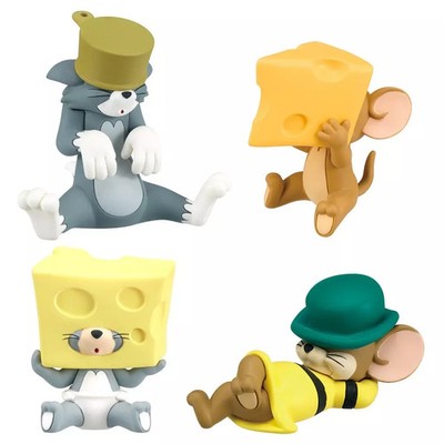 Tom and Jerry Mini Figure Set of 4 Hide & Seek Collectible Figures Adult Collect