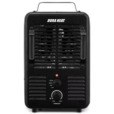 1500-Watt Electric Milkhouse Portable Space Utility Heater, Durable Metal Cabine