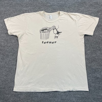 Siclical-Trash Teener Band Album Shirt XL 24x29 White