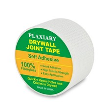 PLAXIARY Drywall Joint Repair Tape Self Adhesive 2 in x 66 Ft, White