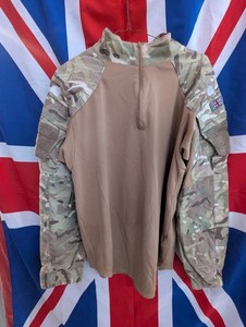 British Army Combat Shirt Iraq Desert Camo Beige Hot Weather Mesh