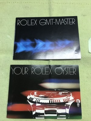 Vintage Rolex 1982 GMT Master Booklet Set . Englishrare  For 16750;16753;16758