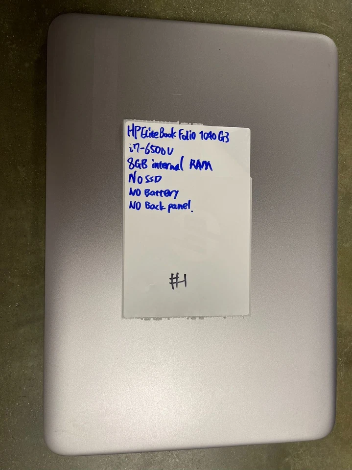 LOTX4 HP EliteBook Folio 1040 G3 14" i7-6500U 8GB RAM Laptop PANTALLA PLACA BASE Foto 2 de 4