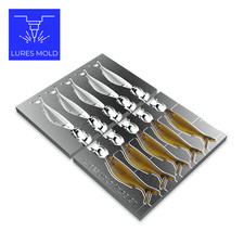 Bait DIY Fishing Mold Soft Plastisol Swimbait K169 3inch