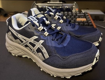 ASICS Gel-Venture 10 Blue Gray Mesh Women's Sneakers Lace-Up Cushioned Trail