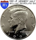 1991-P Kennedy Half Dollar 50c - BRILLIANT UNCIRCULATED (BU)