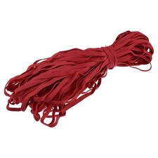 Piatto Elastico Fascia per Cucire 1/4"(6mm) x 33 Iarde Rosso