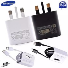 25W Super Fast Type C Charger Plug/Cable For Type C Phones Charger