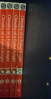 Chivalry of a Failed Knight Light Novel Volumes 1-4 Complete Set Rare Sol Press