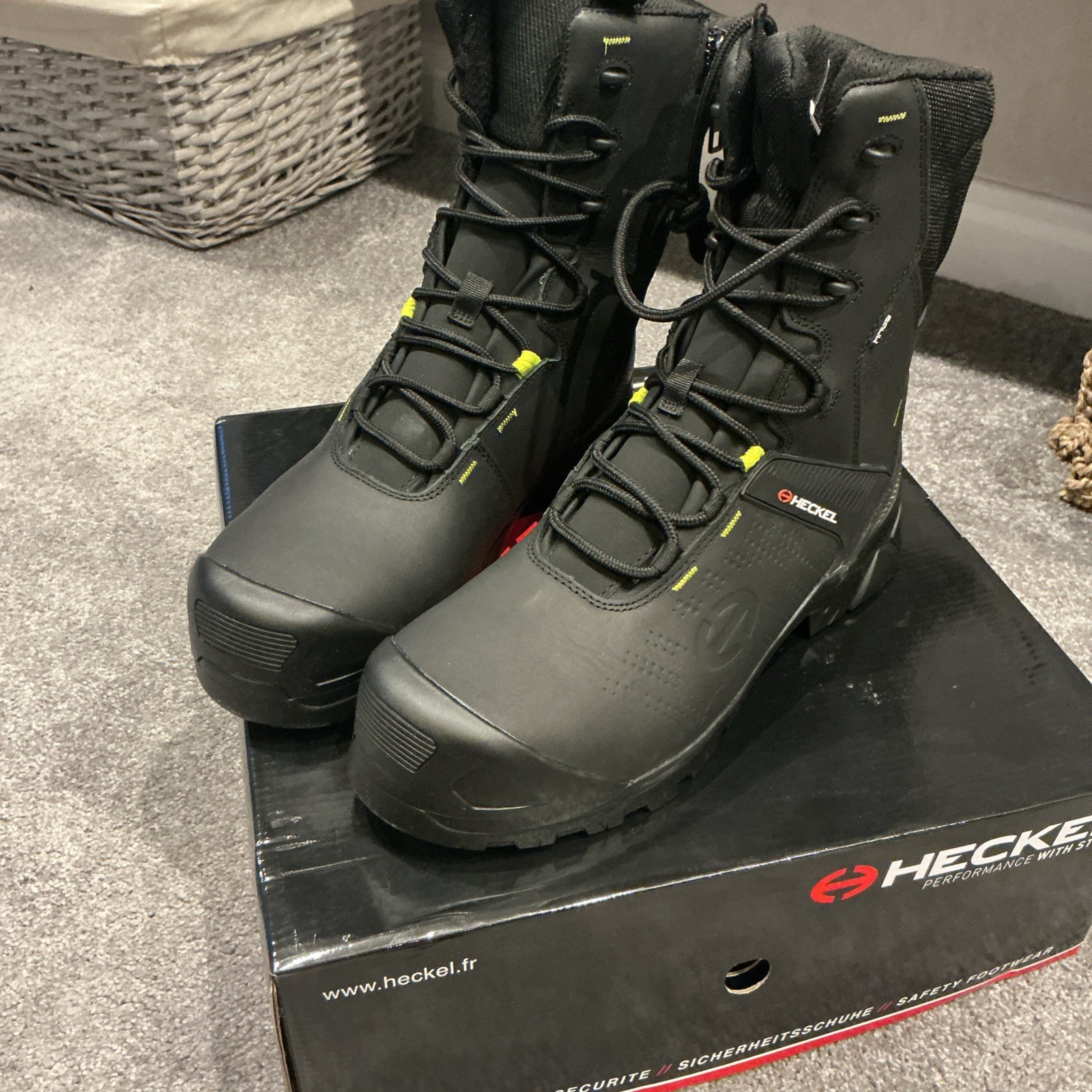 Heckel Hi-Leg Safety Boots Inside-Zip MACEXPLORE 3.0 RANGER S3L FO CI HI HRO SC