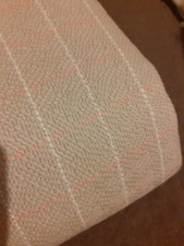 10 Metres Of Beige Check Wool Blend Upholstery Curtain And Cushion F KIkI By KAI