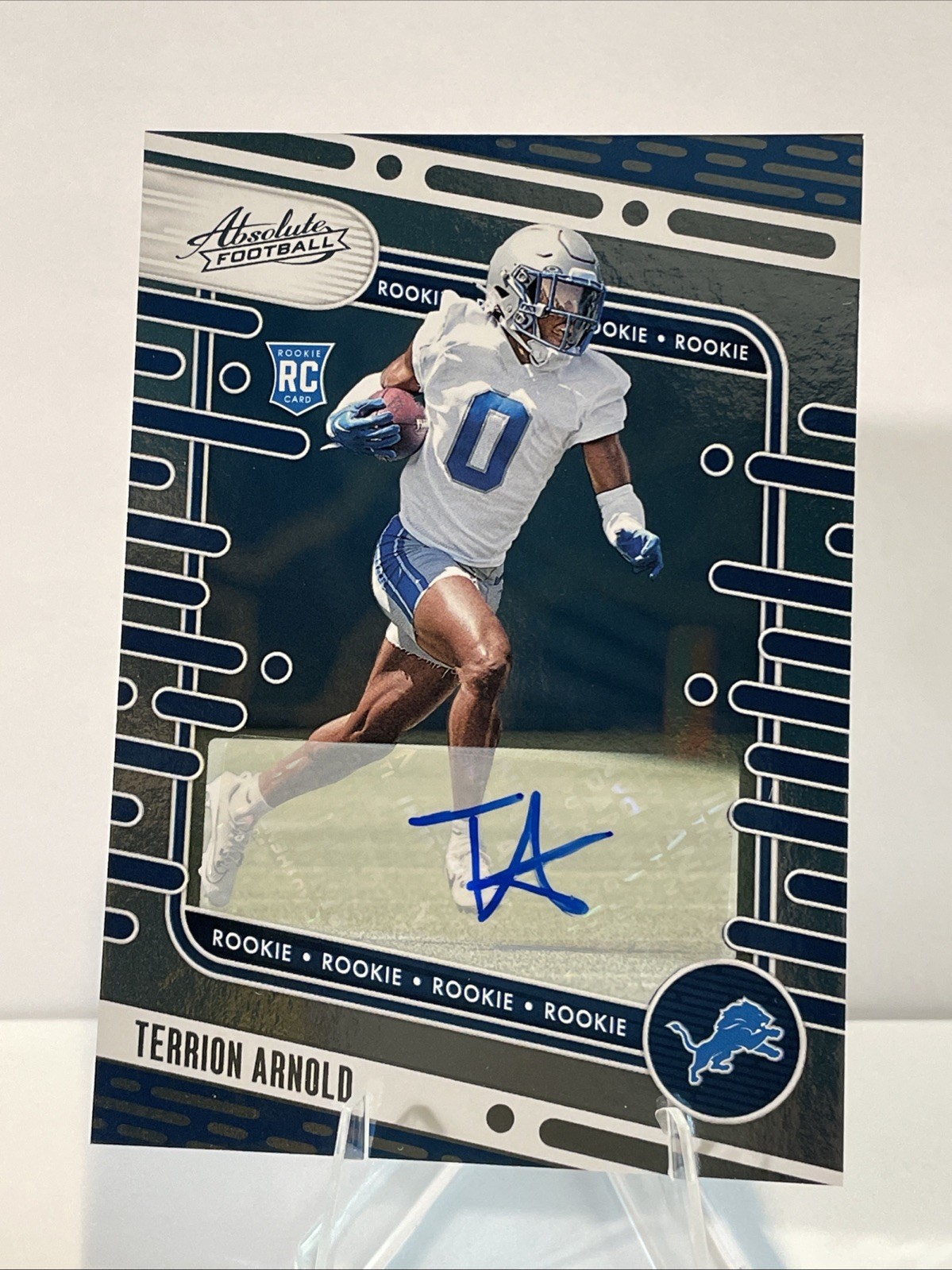 Terrion Arnold Panini Absolute #124 Signature