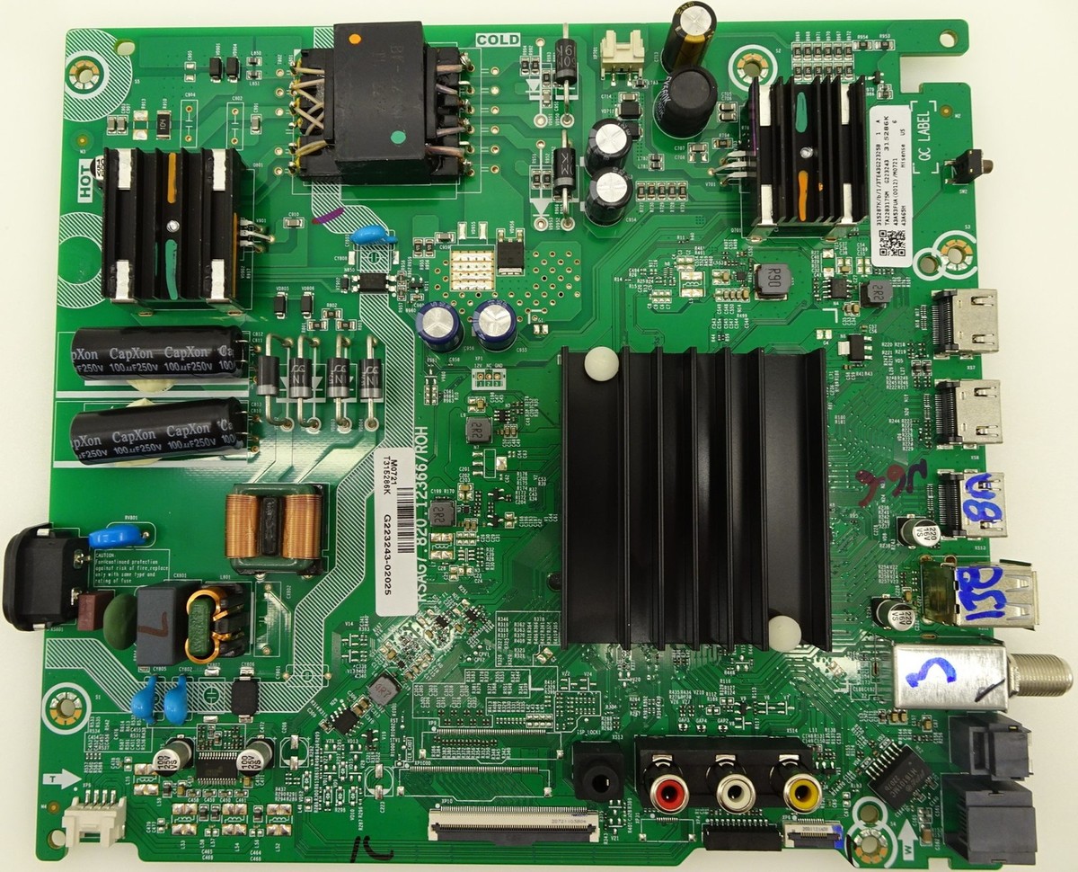 Hisense 43A6H Main Board (RSAG7.820.12366/ROH) 315287K | eBay