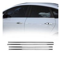 Fensterleisten Zierleisten FüR Opel Astra H Stufenheck 2009-2013 Edelstahl 4Tlg