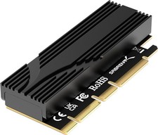 M.2 NVMe SSD to PCIe x16 Adapter Heatsink