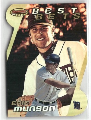 2000 Bowman's Best #BBB4 Eric Munson Best Bets TIGERS  051