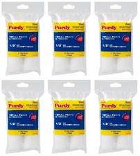 Purdy 6 Sets of White Dove 4" x 1/2" Nap 2 Pack Roller Covers 140606044-6PK