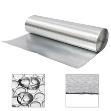 4mm Double Aluminium Bubble Foil Insulation 0.6m Heat Thermal Barrier 5m 10m 20m