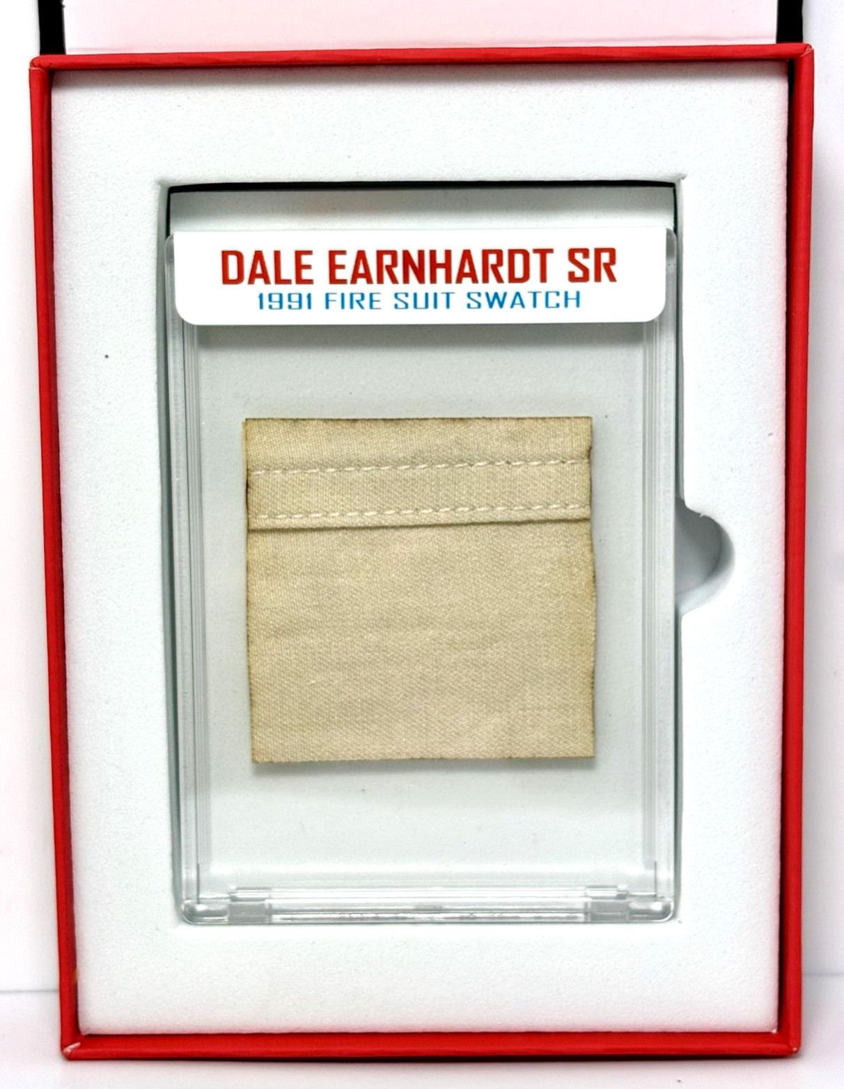 Dale Earnhardt Sr. 1991 Race Worn Firesuit Swatch PSA/DNA Authenticated Nascar