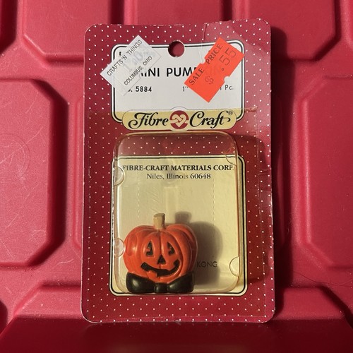 Fiber Craft Mini Pumpkin 5884 Halloween Miniature Decoration Dollhouse