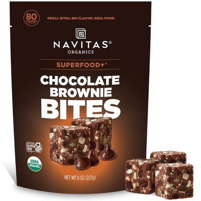 Navitas Organics Superfood Power Snacks, Chocolate Cacao, 8oz