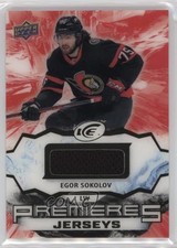 2021-22 Upper Deck Ice Ice Premieres Jerseys Egor Sokolov #IPA-ES 18m3