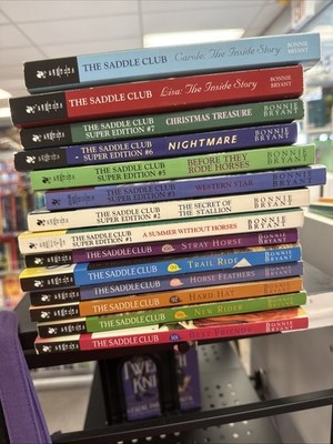 (D) Saddle Club Series Lot (14) Books Bonnie Bryant Horseback Riding Teen YA