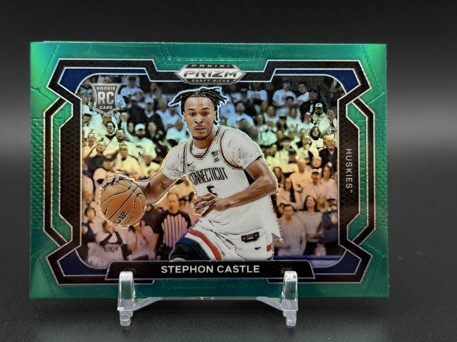 2024 Panini Prizm Draft Picks STEPHON CASTLE Rookie Variation Green #17 UConn
